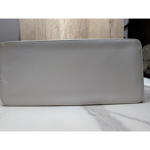 Kenneth Cole Reaction Purse Tote HandBag White/With Floral Print Double Handles - Picture 5 of 10